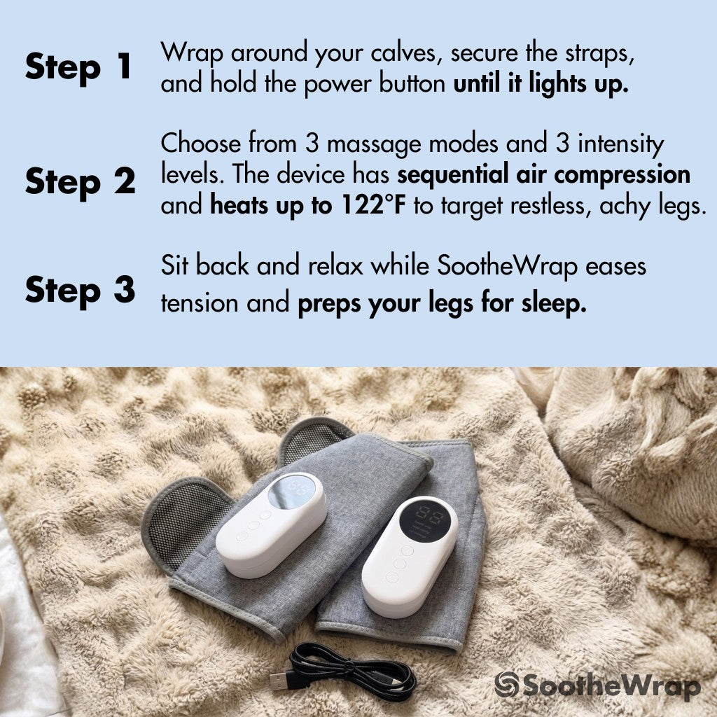 SootheWrap™ - RLS Relief Massager